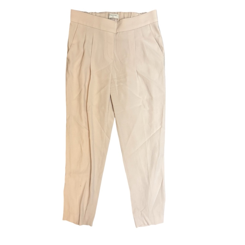 Babaton Cream Dress Pants Straight Leg